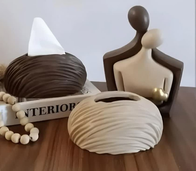 کاور دستمال کاغذی شیار دار